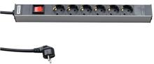 SHT19-6SH-S-2.5EU Блок розеток для 19 Hyperline SHT19-6SH-S-2.5EU фото, купить, цена, магазин