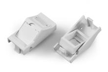Hyperline SIP2A-1K-M45-22.5 Вставка угловая 45x22.5 (аналог Mosaic) для 1 модуля формата Keystone Jack Hyperline SIP2A-1K-M45-22.5 фото, купить, цена, магазин