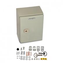 TECL-1032 Шкаф электрический 300х200х120 (ВхШхГ), c монтажной панелью и креплением на стену, IP66, RAL 7032 Hyperline TECL-1032 фото, купить, цена, магазин