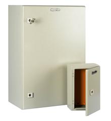TECL-1060 Шкаф электрический 600х600х210 (ВхШхГ), c монтажной панелью и креплением на стену, IP55, RAL 7032 Hyperline TECL-1060 фото, купить, цена, магазин