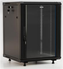 Hyperline TWB-FC-1566-GP-RAL9004 Шкаф настенный 19-дюймовый (19 Hyperline TWB-FC-1566-GP-RAL9004 фото, купить, цена, магазин