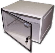 Шкаф настенный Lite, 6U 520x450, стеклянная дверь, 1 ЧАСТЬ TWT TWT-CBWL-6U-6x4 фото, купить, цена, магазин