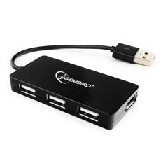 Концентратор USB 2.0 Gembird UHB-U2P4-03, 4 порта, блистер Gembird UHB-U2P4-03 фото, купить, цена, магазин