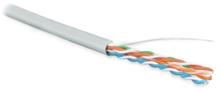 Hyperline UUTP4-C5E-S24-IN-PVC-GY-100 (100 м) Кабель витая пара Hyperline UUTP4-C5E-S24-IN-PVC-GY-100 фото, купить, цена, магазин