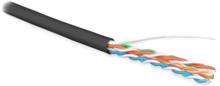Hyperline UUTP4-C5E-S24-OUT-LSZH-BK-500 (500 м) Кабель витая пара Hyperline UUTP4-C5E-S24-OUT-LSZH-BK-500 фото, купить, цена, магазин