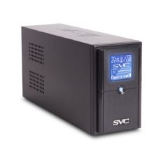 ИБП V-800-F-LCD, Smart, USB, Диапазон работы AVR: 165-275В, Бат.: 12В/9 Ач*1шт., 3 вых.: 2 Shuko CEE7+1 IEC C13 (Bypass), Защита тел. линии, Чёрный SVC V-800-F-LCD фото, купить, цена, магазин