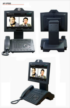 Видео телефон - 12,3 Touch screen, 1FXO, 2x10/100 Mbps, Video In/Out (композитный RCA, S-Video), аудиовход и выход, USB, компонентный видеовыход, Dual video, ДУ Addpac VP500 фото, купить, цена, магазин