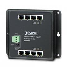 IP30, IPv6/IPv4, 8-Port 1000TP Wall-mount Managed Ethernet Switch (-40 to 75 C), dual redundant power input on 12-48VDC / 24VAC terminal block and power jack, Planet WGS-4215-8T фото, купить, цена, магазин