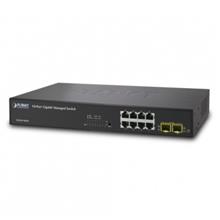 IPv6, 8-Port Gigabit TP + 2-Port SFP Layer 2/4 IPv6 Advance SNMP Managed Switch Planet WGSD-10020 фото, купить, цена, магазин