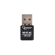 Сетевой двухдиапазонный Wi-Fi мини USB-адаптер Gembird 600 Мбит, USB, 802.11b/g/n/ac/а Gembird WNP-UA-008 фото, купить, цена, магазин