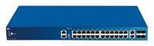 Управляемый L3 стекируемый коммутатор с 24 портами 1000Base-X SFP, 2 портами 10GBase-T и 4 портами 10GBase-X SFP+, тип – «оптический» Т-КОМ ТГК-313-24/6д-О фото, купить, цена, магазин